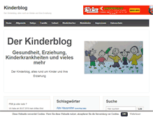 Tablet Screenshot of kinderblog.info